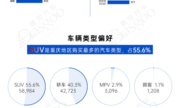 自主品牌雄起，SUV畅销 | 重庆地区一季度汽车消费偏好洞察